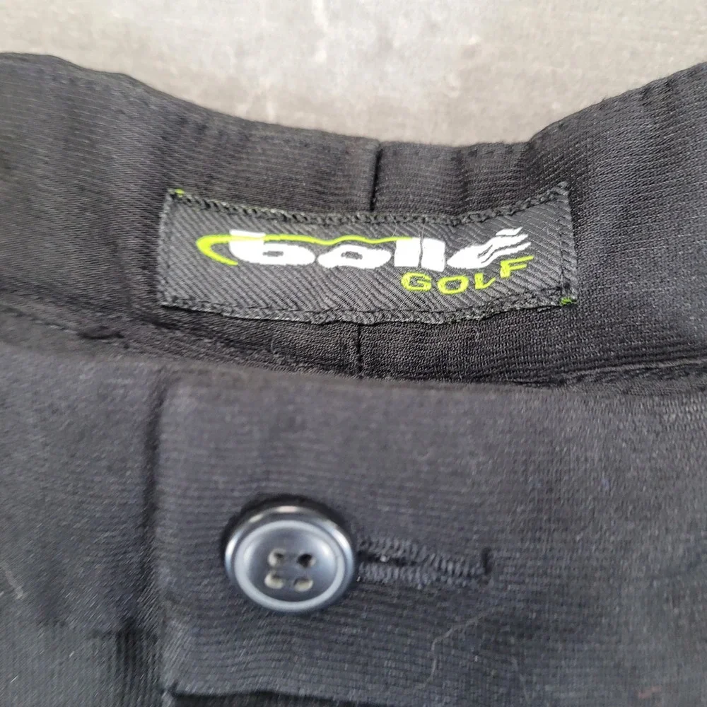 Bolle Golf Mens‎ Black Pleated Golf Pants 42x32 New